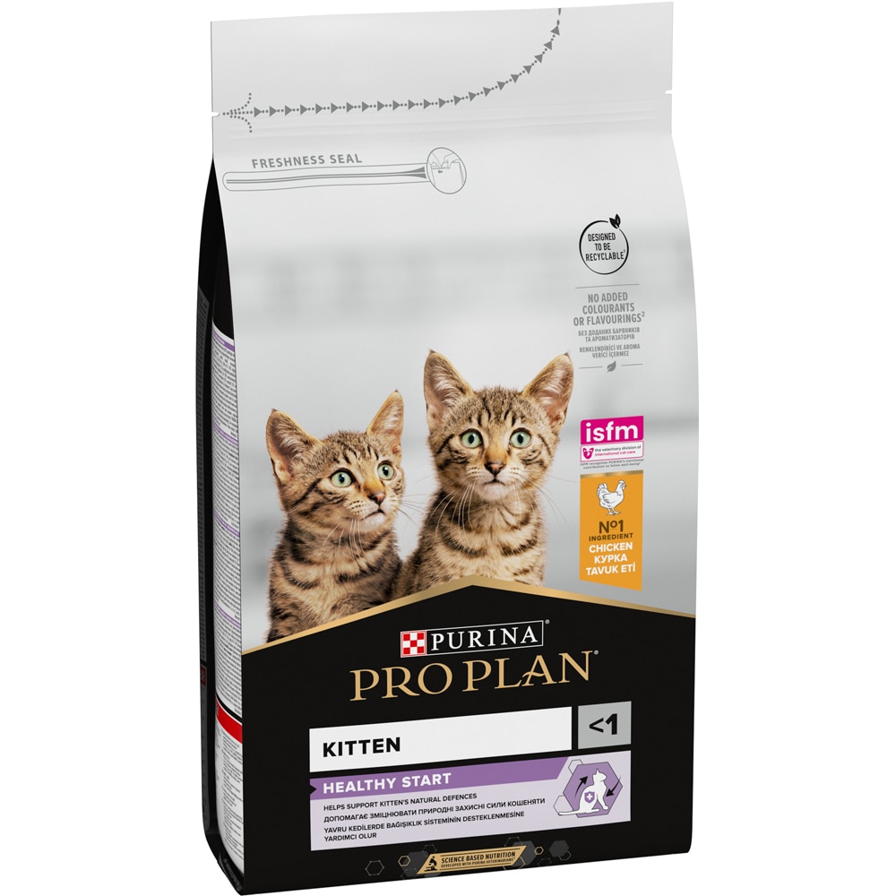 Hrana uscata pentru pisici PURINA PRO PLAN Healthy Start, Junior, Pui, 1.5 kg