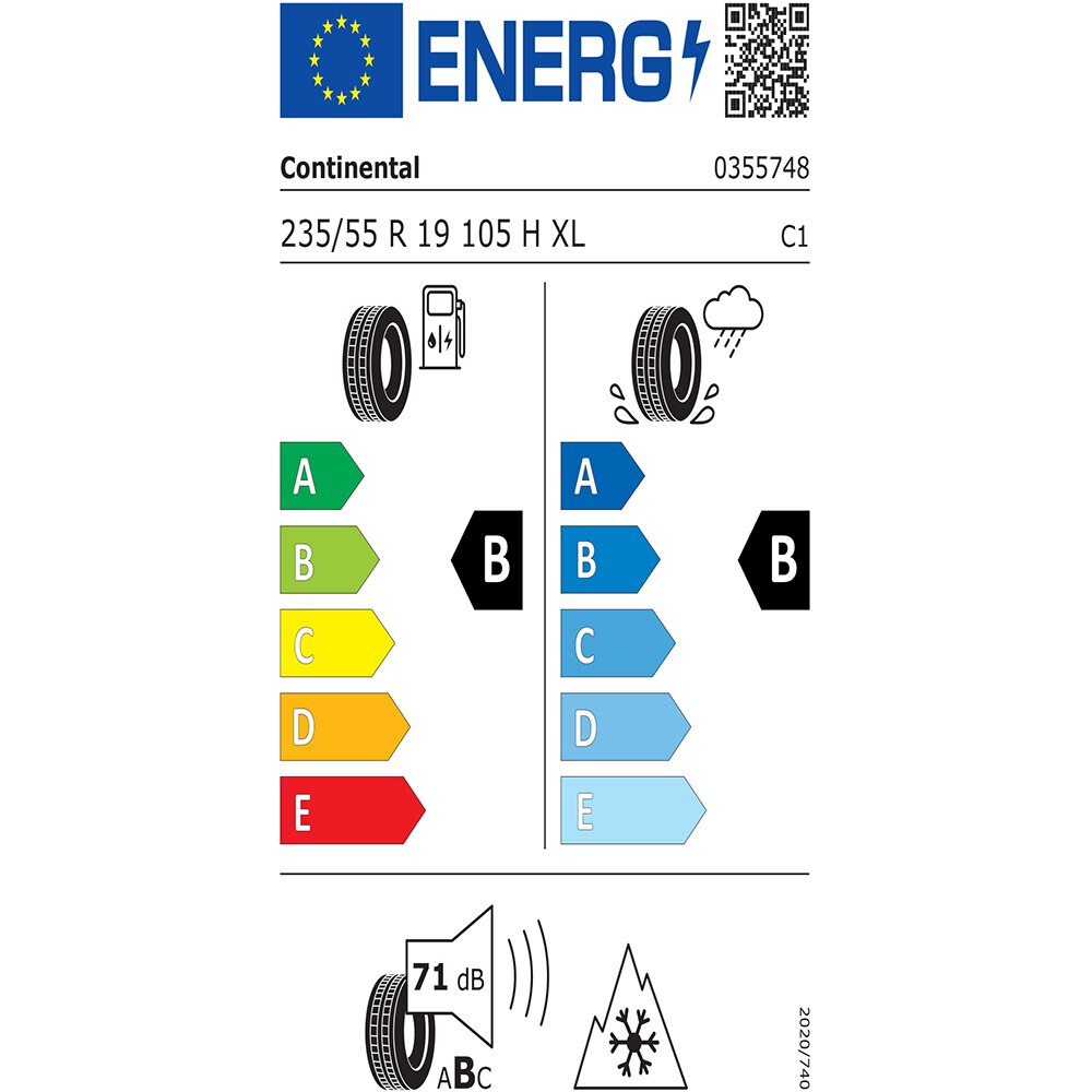 Anvelopa iarna CONTINENTAL WinterContact TS 870 P 235/55R19 105H