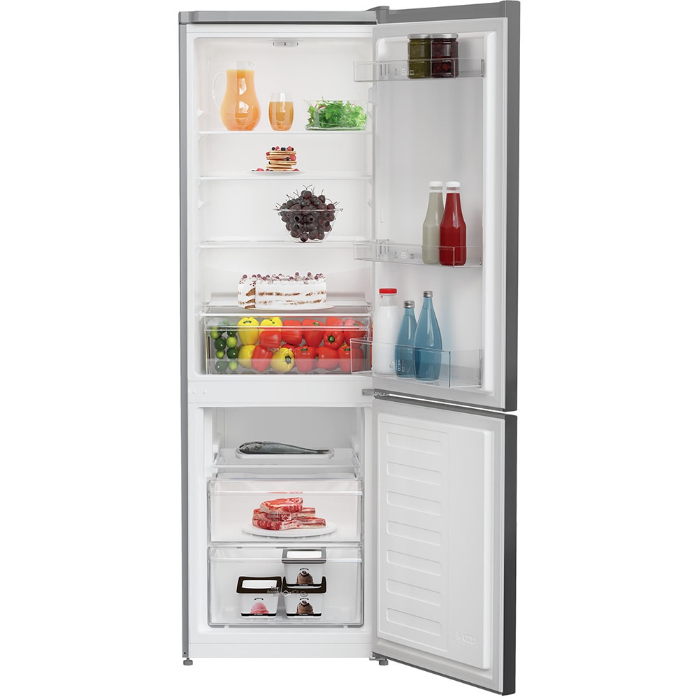 Combina frigorifica ARCTIC AK54270M40S, 262 l, H 171 cm, Clasa E, argintiu