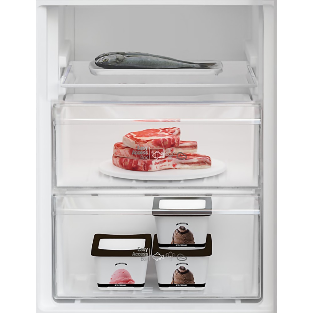 Combina frigorifica ARCTIC AK54270M40S, 262 l, H 171 cm, Clasa E, argintiu