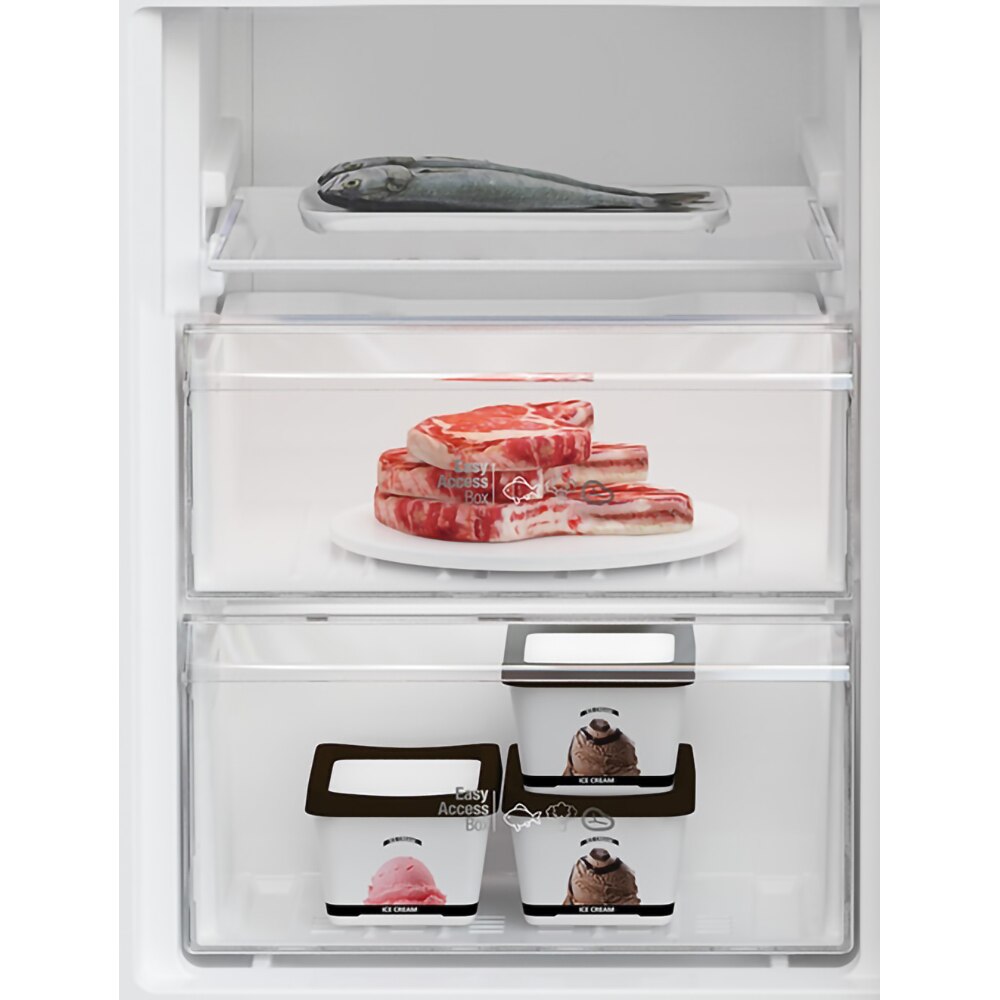 Combina frigorifica ARCTIC AK54270M40W, 262 l, H 171 cm, Clasa E, alb