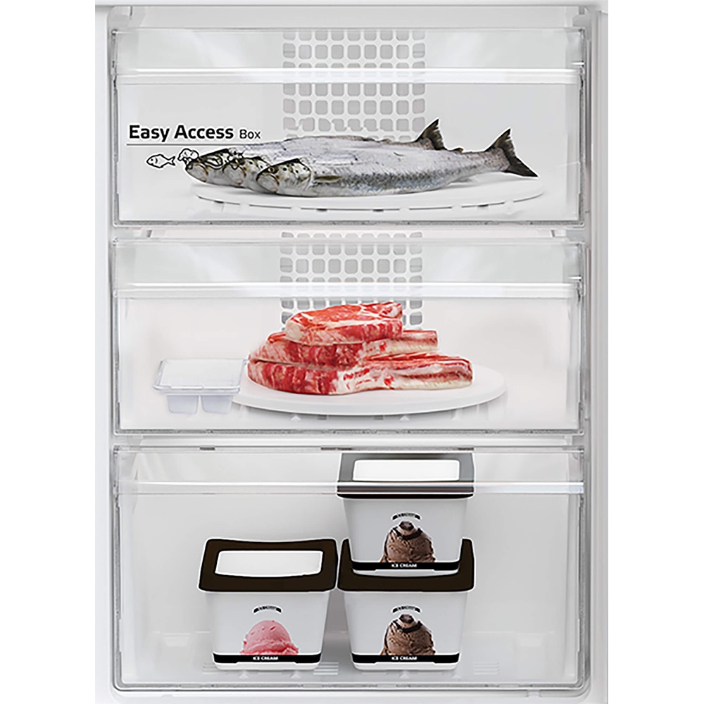 Combina frigorifica ARCTIC AK60406M40DS, 386 l, H 202.5 cm, Clasa E, Dozator apa, argntiu