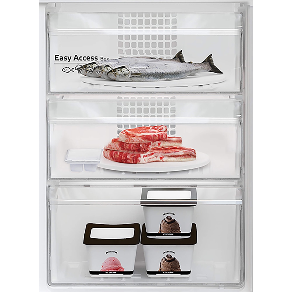 Combina frigorifica ARCTIC AK60406M40S, 386 l, H 202.5 cm, Clasa E, argintiu