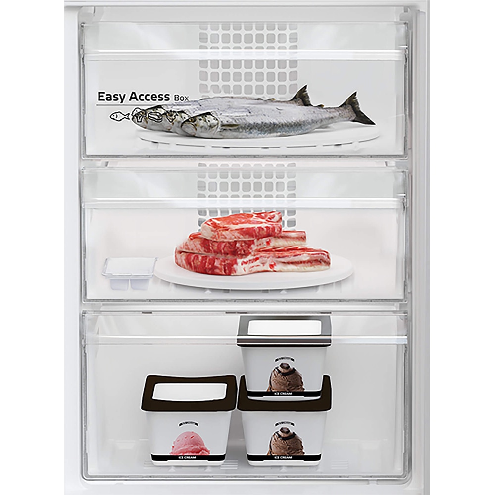 Combina frigorifica ARCTIC AK60406M40W, 386 l, H 202.5 cm, Clasa E, alb