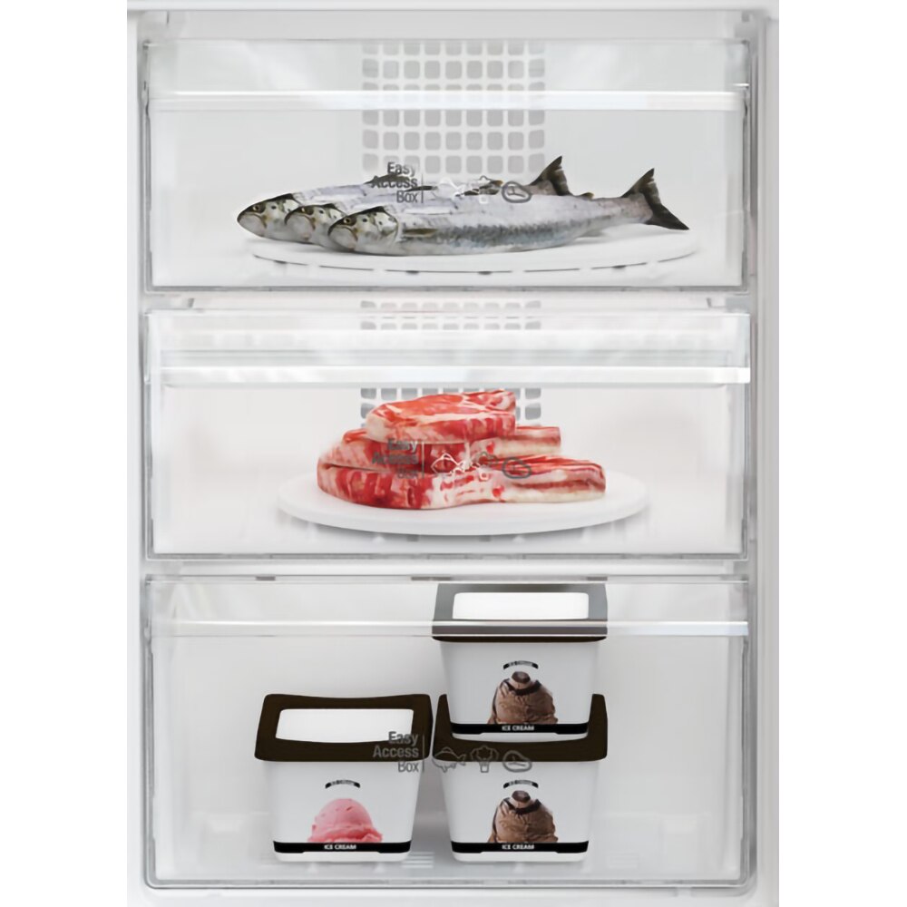 Combina frigorifica ARCTIC AK60406M40NFMT, Full No Frost, 362 l, H 203 cm, Clasa E, gri