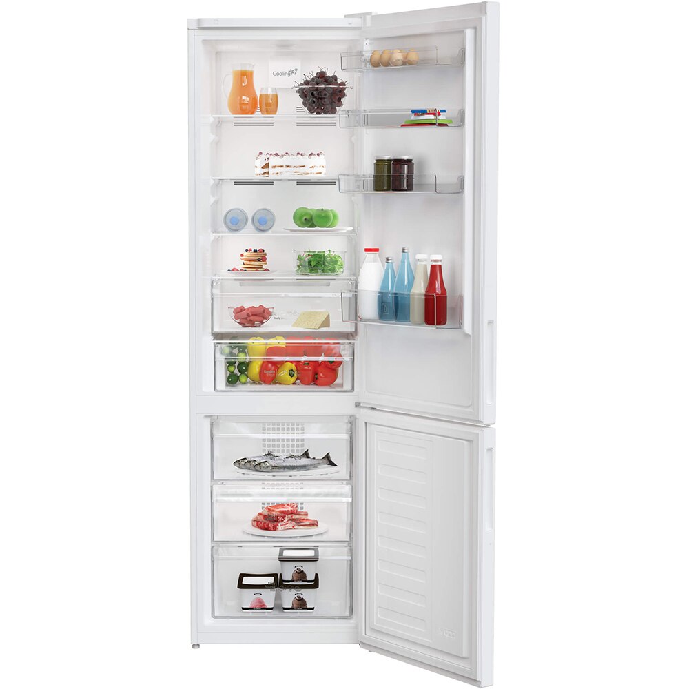 Combina frigorifica ARCTIC AK60406M40NFW, Full No Frost, 362 l, H 202.5 cm, Clasa E, alb