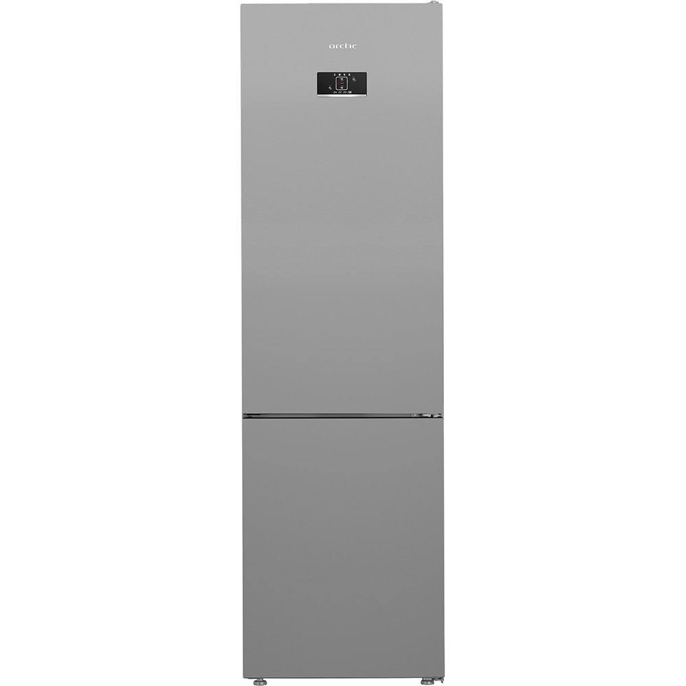 Combina frigorifica ARCTIC ARK60407E5NFS, Full No Frost, 355 l, H 203.5 cm, Clasa D, argintiu