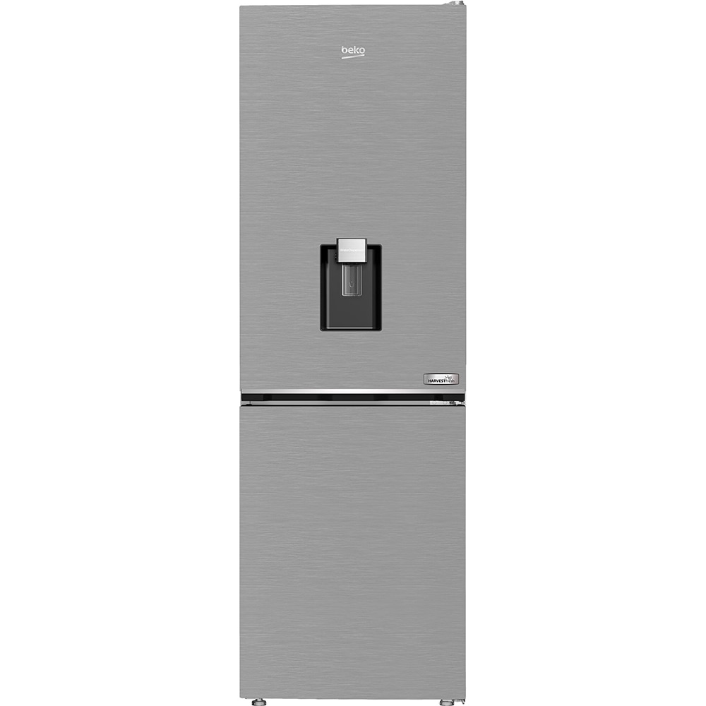 Combina frigorifica BEKO B3RCNA364HDXB, No Frost, 316 l, H 186.5 cm, Clasa E, Dozator apa, inox