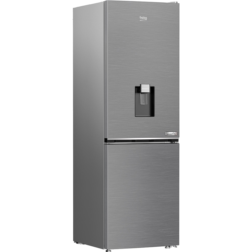 Combina frigorifica BEKO B3RCNA364HDXB, No Frost, 316 l, H 186.5 cm, Clasa E, Dozator apa, inox
