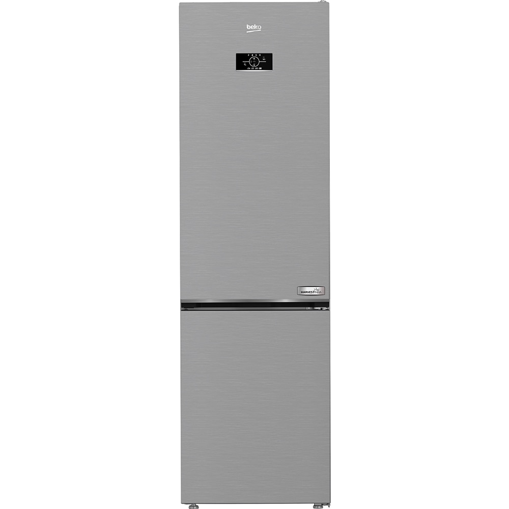 Combina frigorifica BEKO B3RCNA404HXB, No Frost, 355 l, H 203.5 cm, Clasa E, argintiu