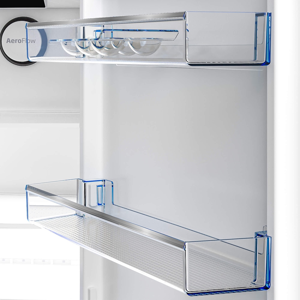 Combina frigorifica BEKO B3RCNA404HXBR1, No Frost, 355 l, H 203.5 cm, Clasa E, dark inox