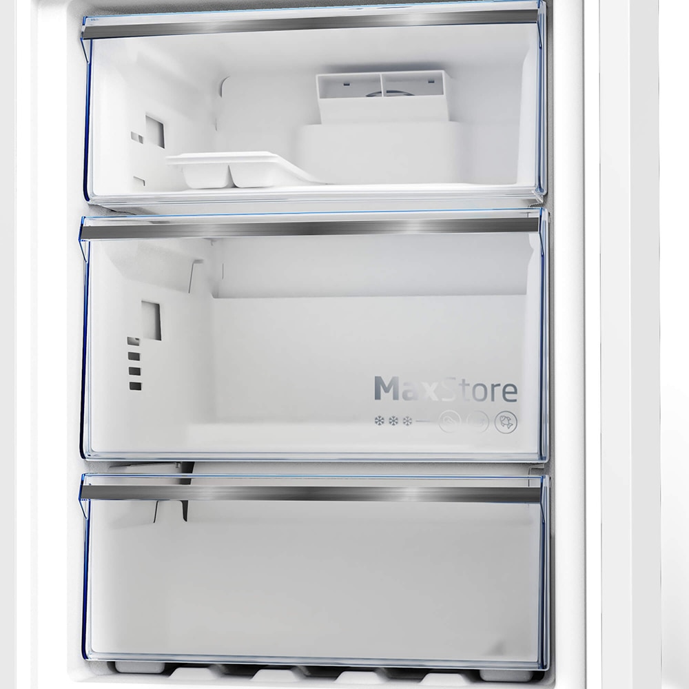 Combina frigorifica BEKO B3RCNA404HXBR1, No Frost, 355 l, H 203.5 cm, Clasa E, dark inox