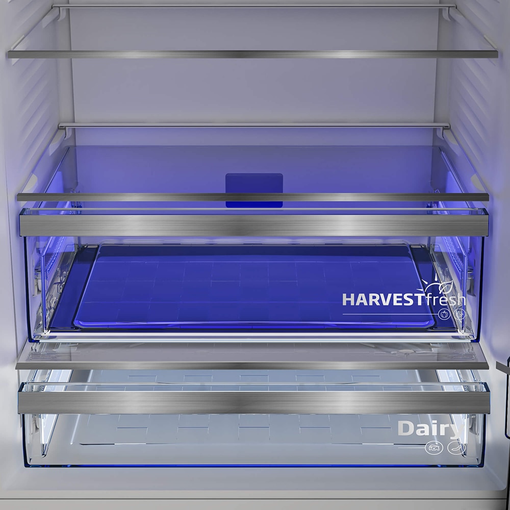 Combina frigorifica BEKO B3RCNE594HXB, No Frost, 551 l, H 187 cm, Clasa E, argintiu