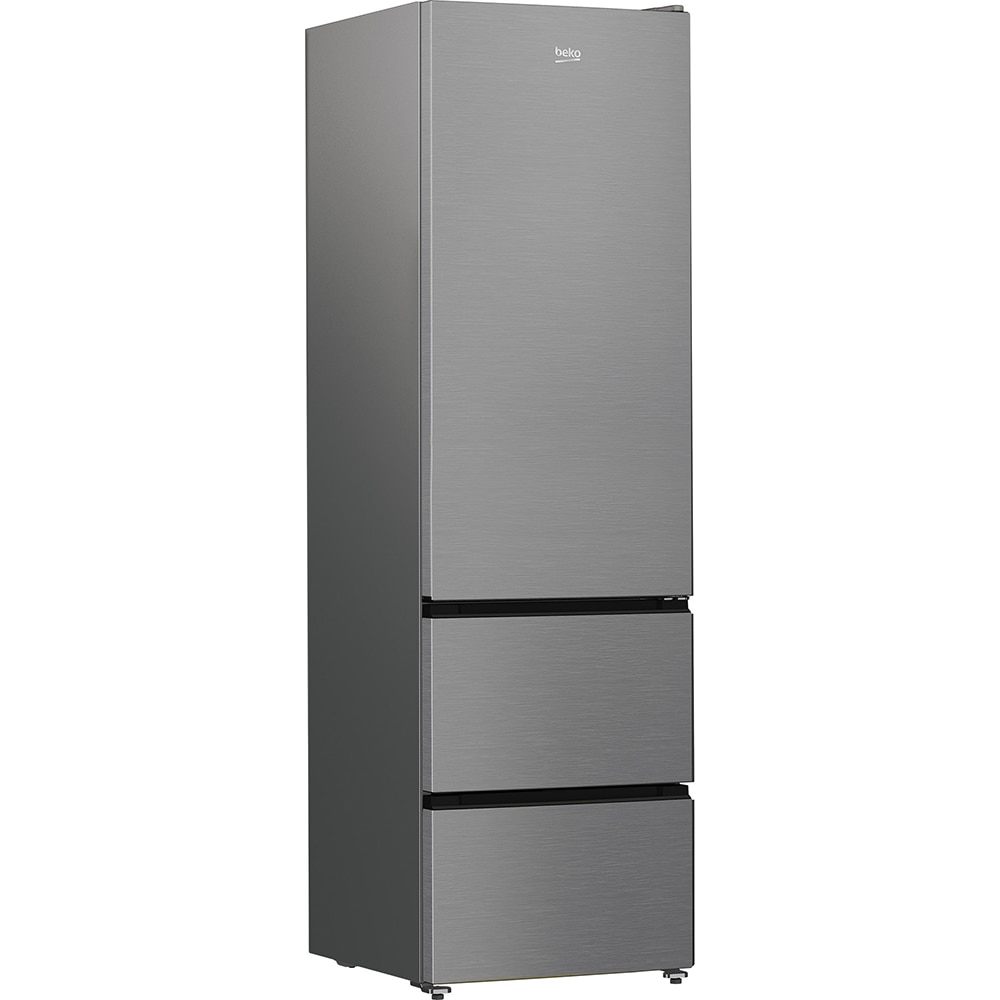Combina frigorifica BEKO B3RGNA354HXB1, No Frost, 351 l, H 203.5 cm, Clasa E, inox