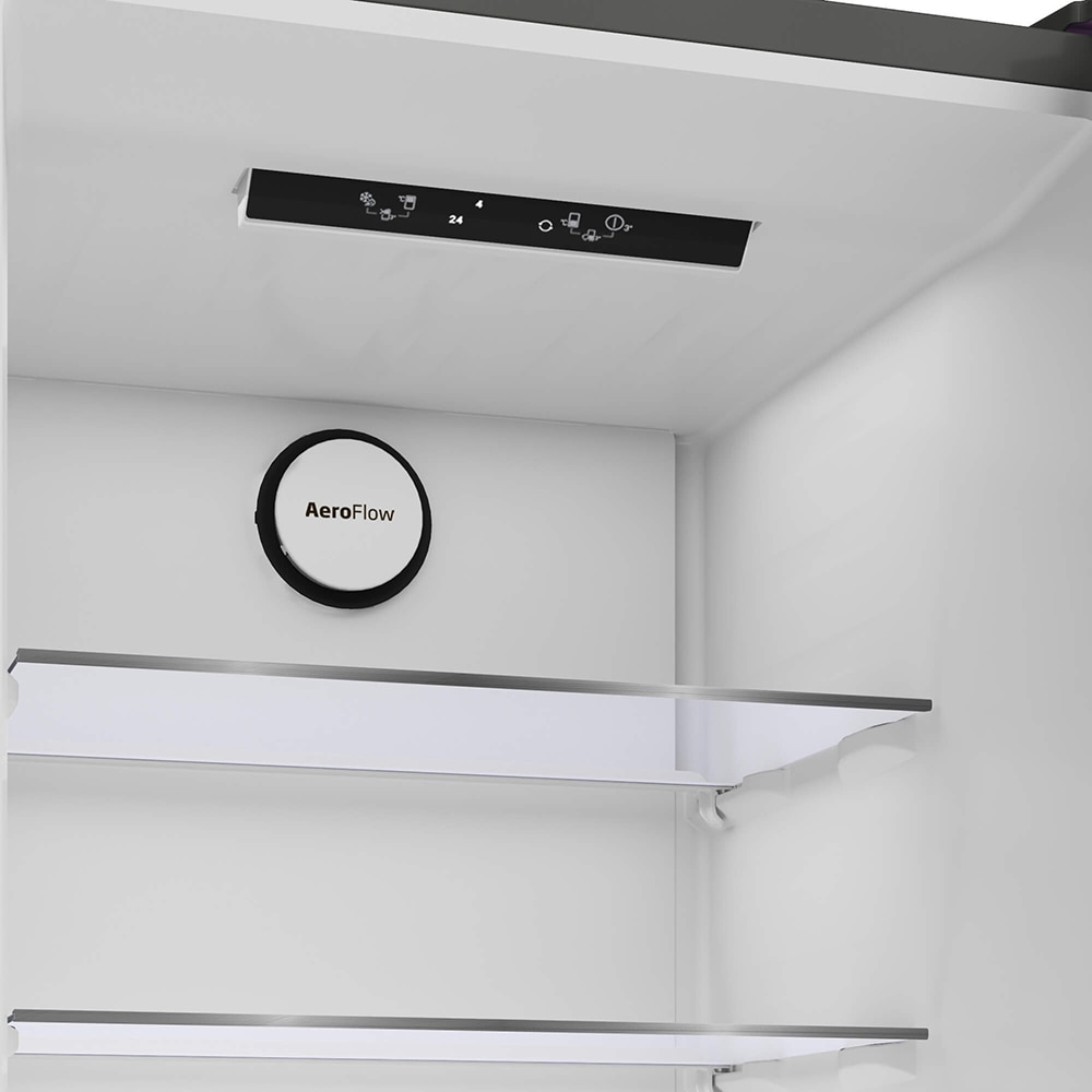 Combina frigorifica BEKO B3RGNA354HXB1, No Frost, 351 l, H 203.5 cm, Clasa E, inox