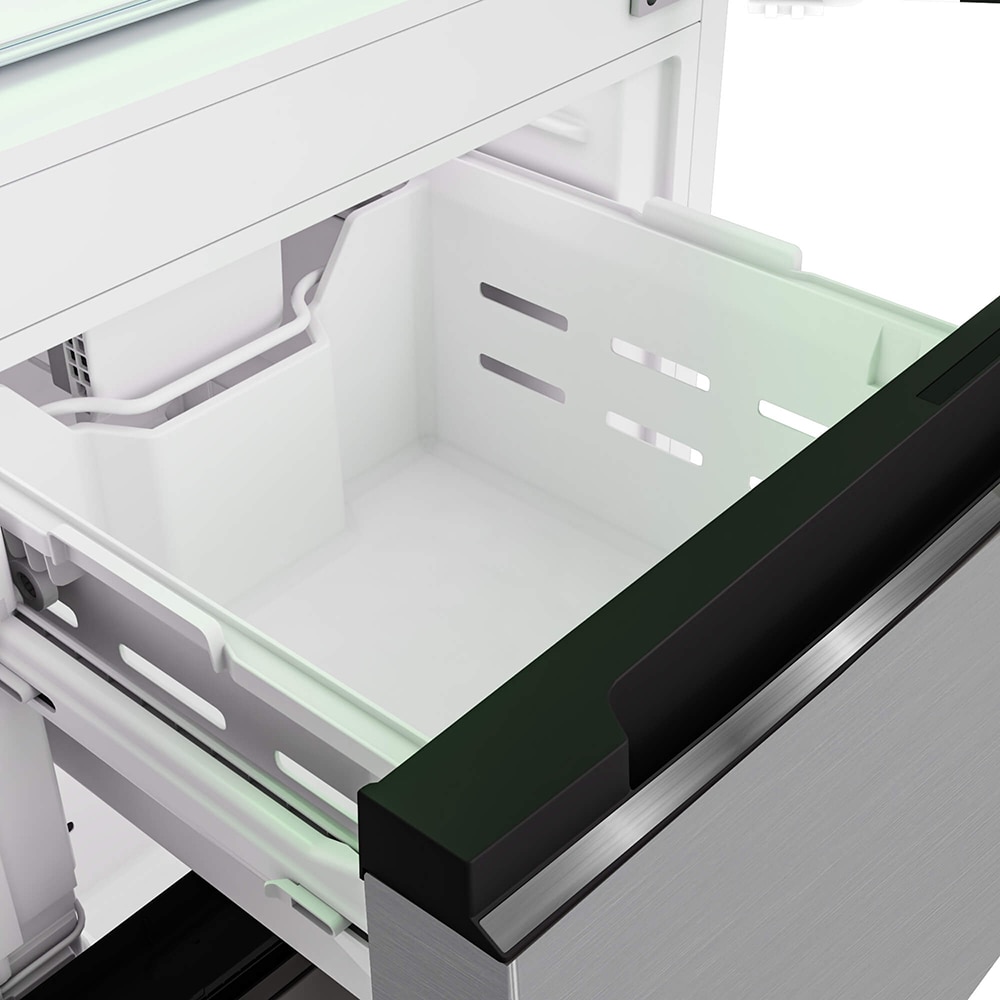 Combina frigorifica BEKO B3RGNA354HXB1, No Frost, 351 l, H 203.5 cm, Clasa E, inox