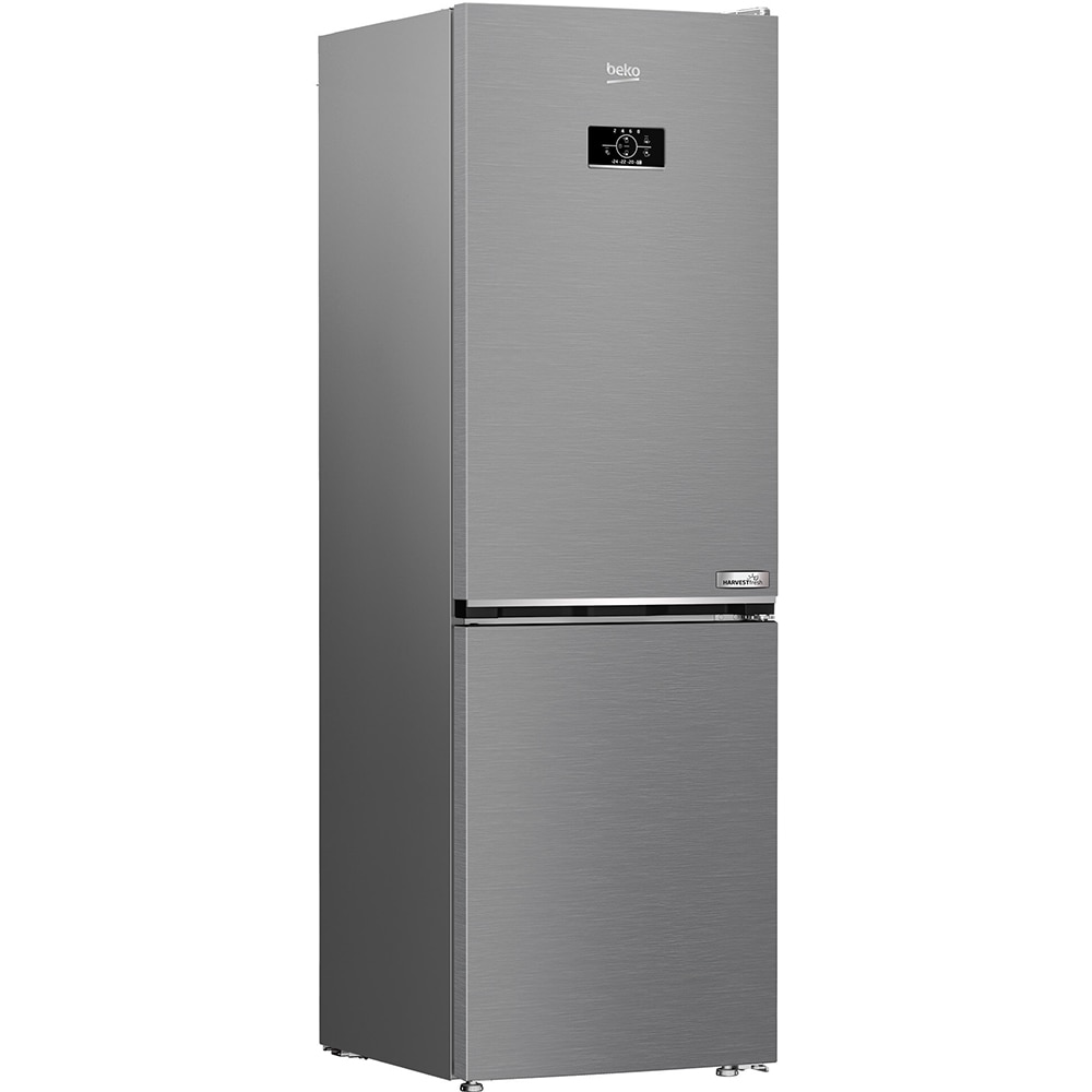 Combina frigorifica BEKO B5RCNA365HXB, No Frost, 316 L, H 186.5 cm, Clasa D, argintiu