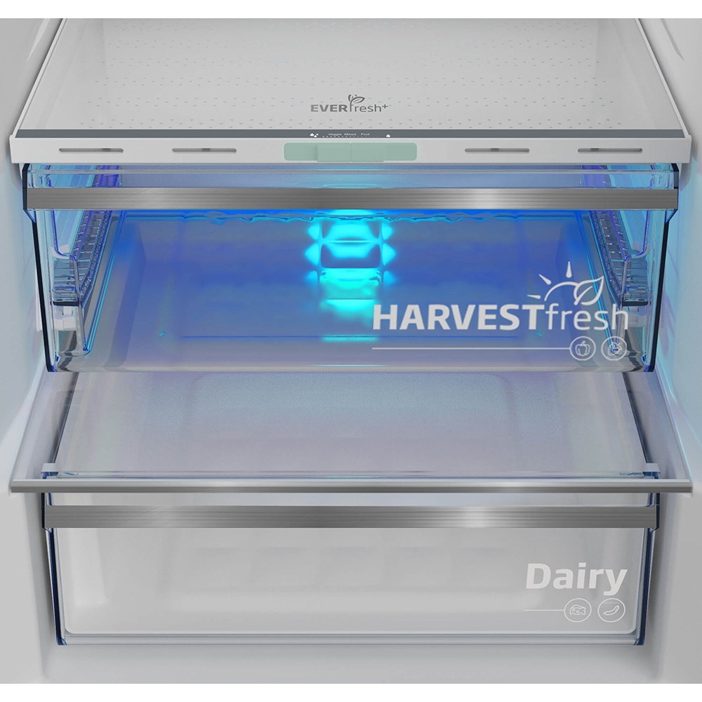 Combina frigorifica BEKO B5RCNA365ZXBR, No Frost, 316 l, H 186.5 cm, Clasa D, dark inox