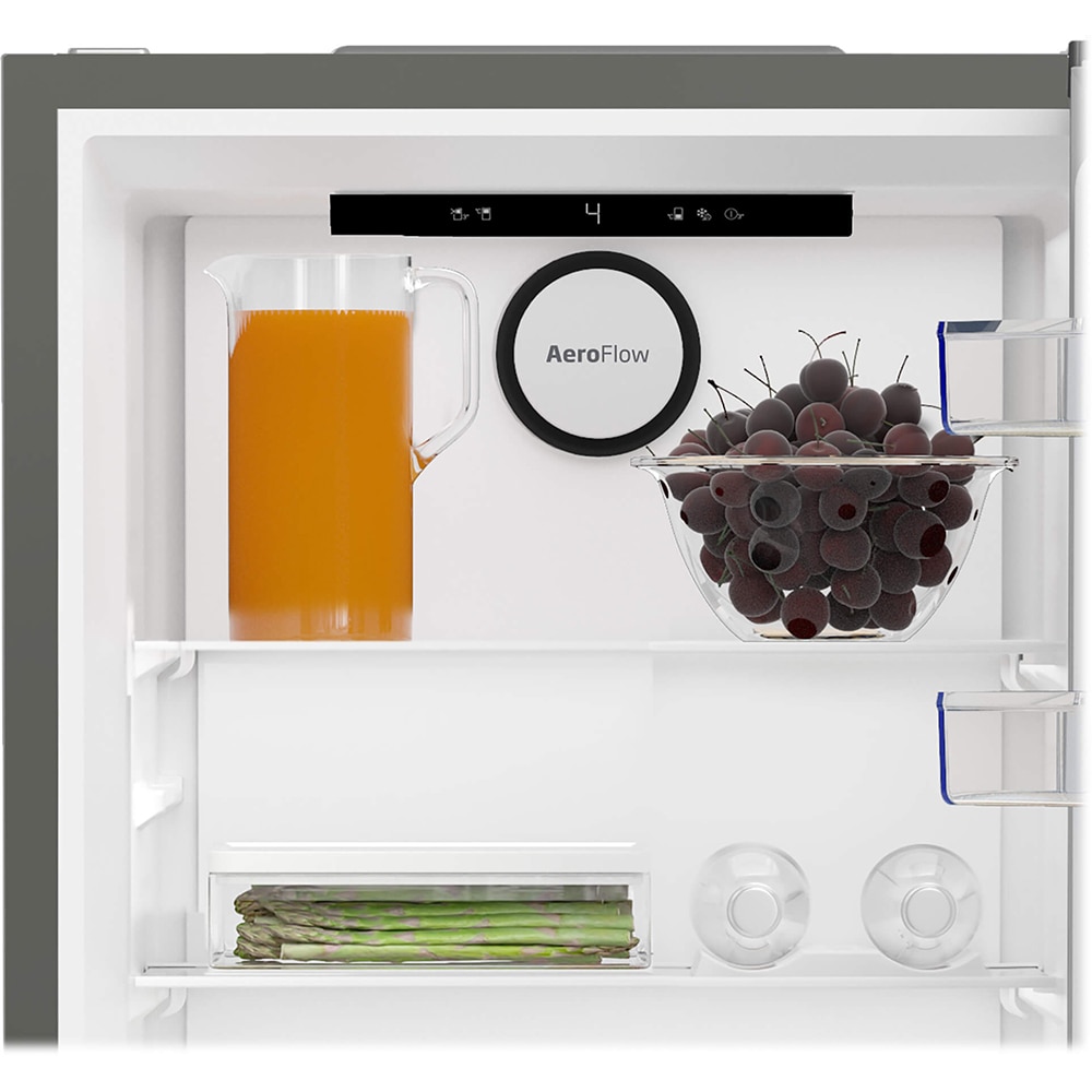 Combina frigorifica BEKO B5RCNA405HG, No Frost, 355 l, H 203.5 cm, Clasa D, gri