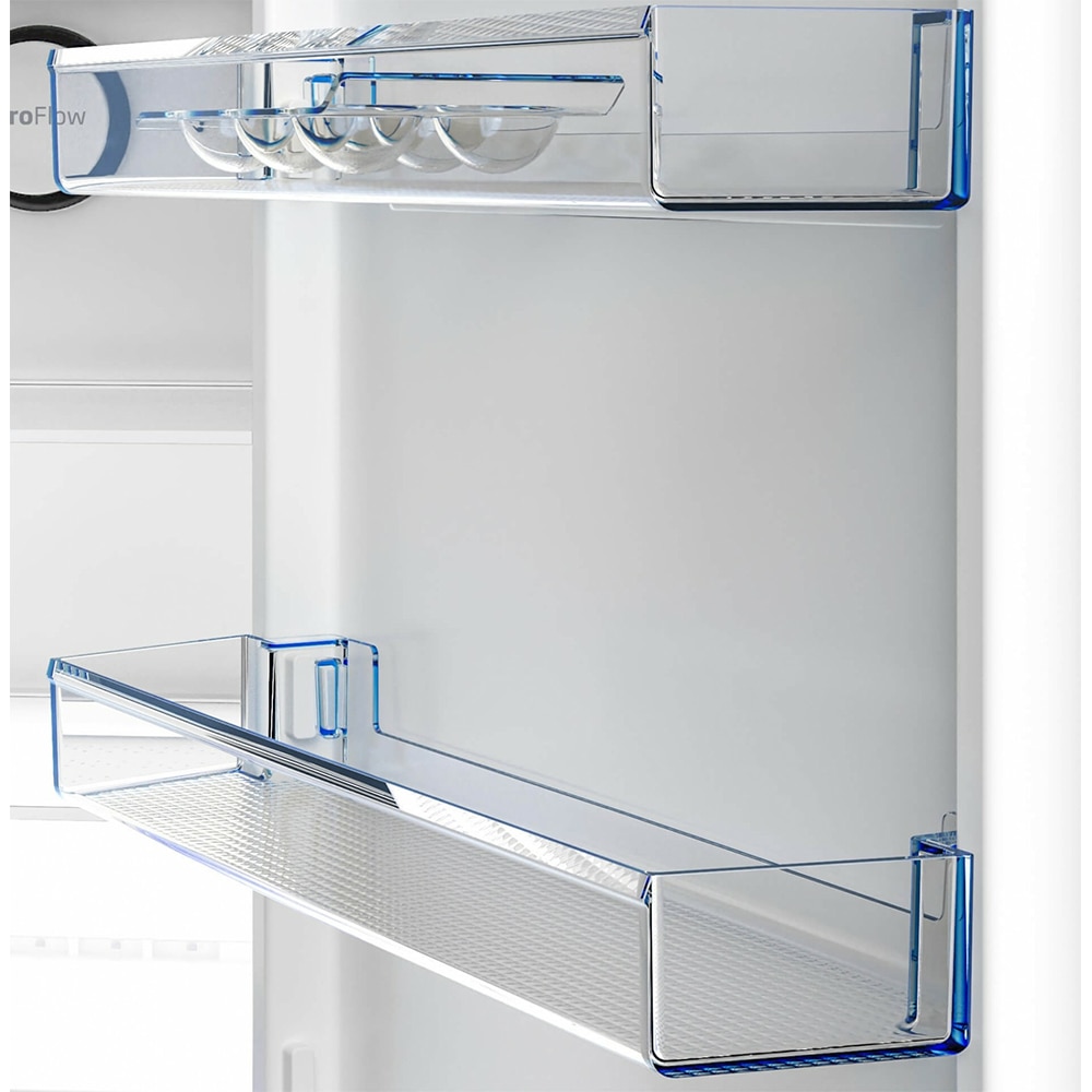 Combina frigorifica BEKO B5RCNA406HXB1, No Frost, 355 l, H 203 cm, Clasa C, argintiu