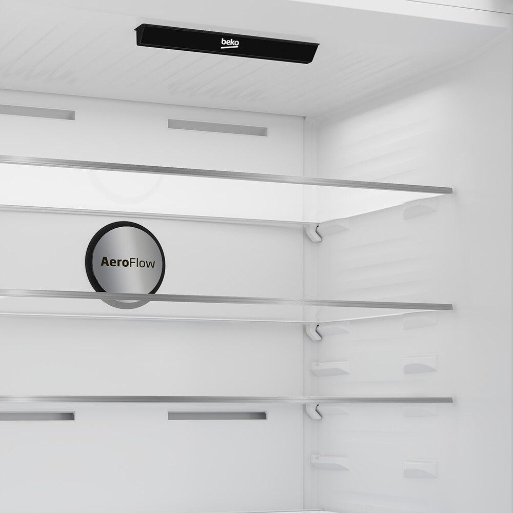 Combina frigorifica BEKO B5RCNE615ZXP, No Frost, 615 l, H 193.5 cm, Clasa D, argintiu