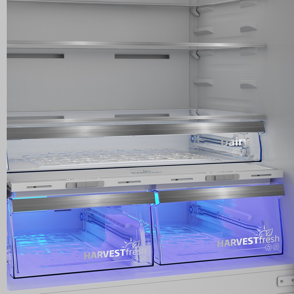 Combina frigorifica BEKO B5RCNE615ZXP, No Frost, 615 l, H 193.5 cm, Clasa D, argintiu