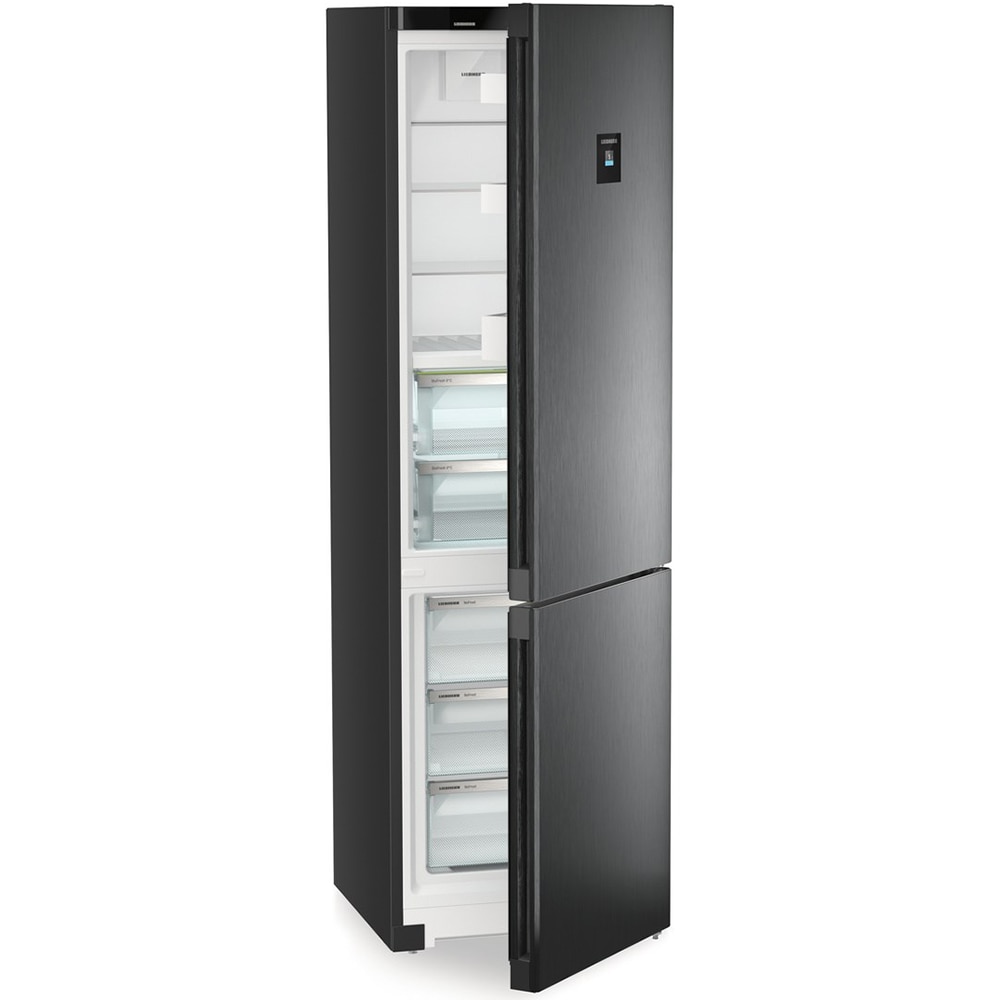 Combina frigorifica LIEBHERR CBNbdc 573i Plus, Duo Cooling, 361 l, H 201.5 cm, Clasa C, negru