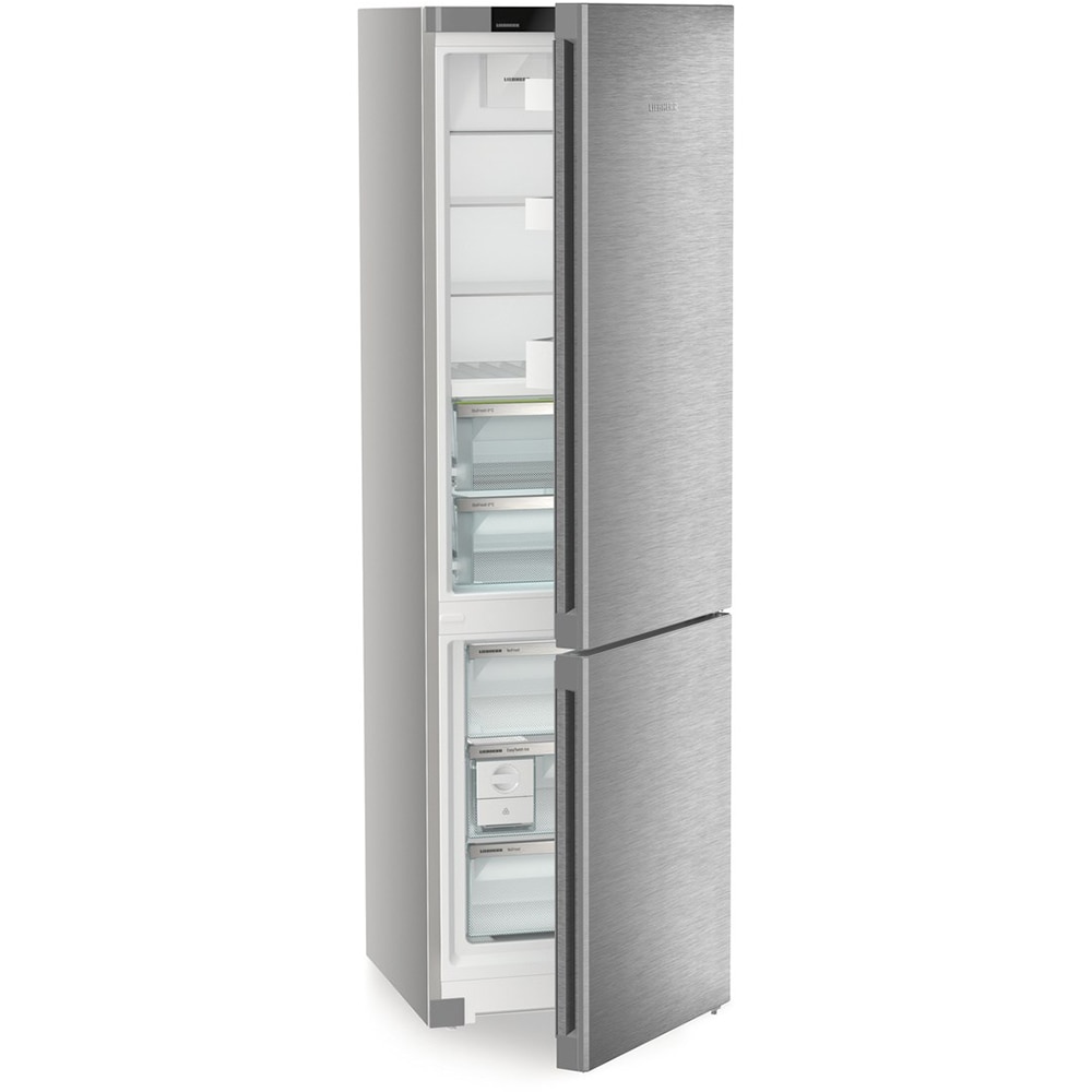 Combina frigorifica LIEBHERR CBNsda 572i Plus, Duo Cooling, 361 l, H 201.5 cm, Clasa A, argintiu