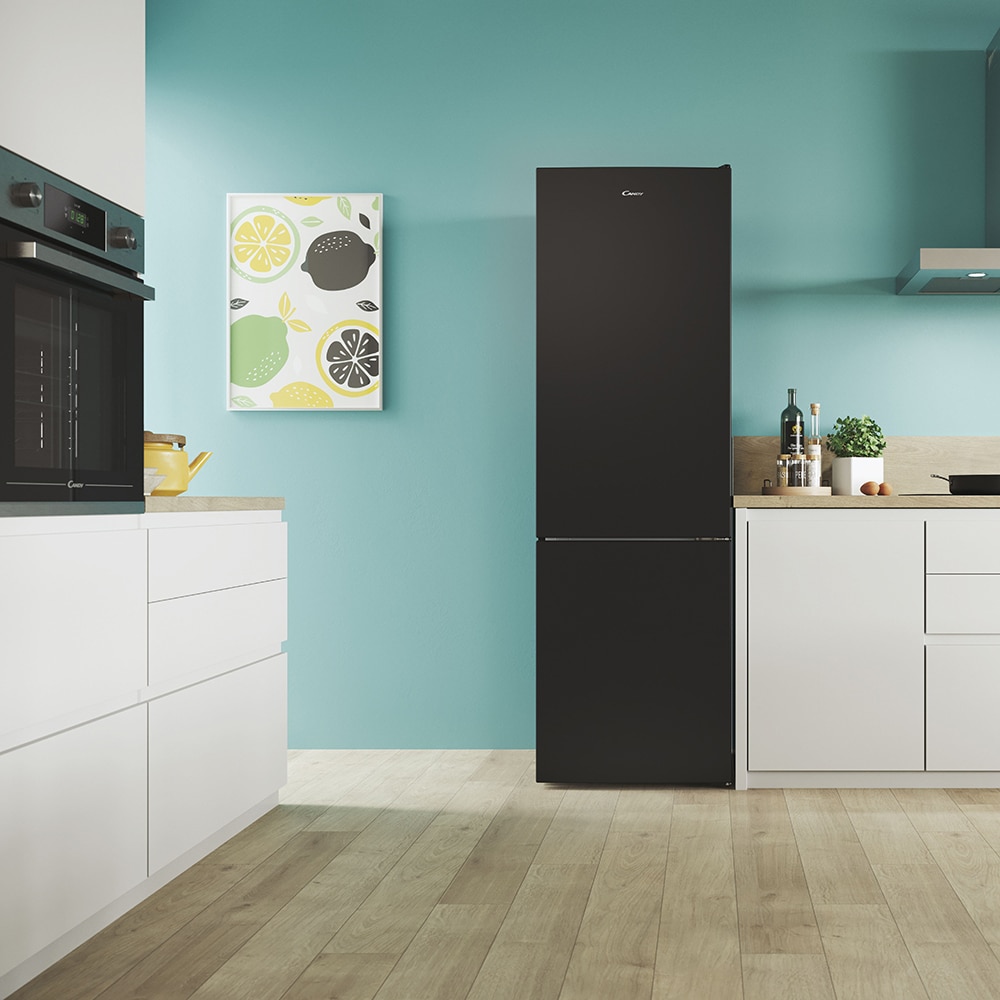 Combina frigorifica CANDY CCT3L517EB, Low Frost, 260 l, H 176 cm, Clasa E, negru