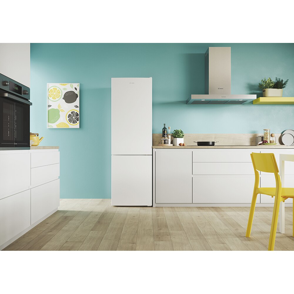 Combina frigorifica CANDY CCT3L517EW, Low Frost, 260 l, H 176 cm, Clasa E, alb