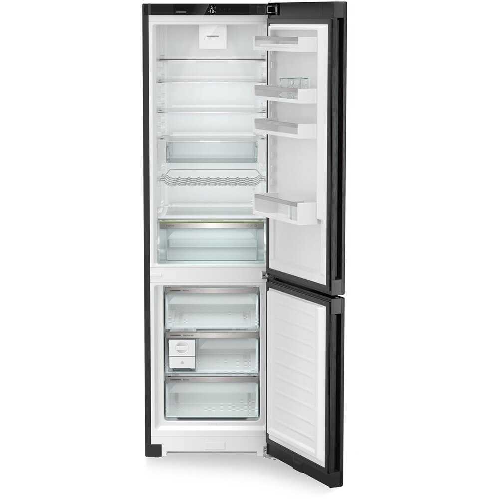 Combina frigorifica LIEBHERR CNbda 5723 Plus, Duo Cooling, 371 l, H 201.5 cm, Clasa A, negru