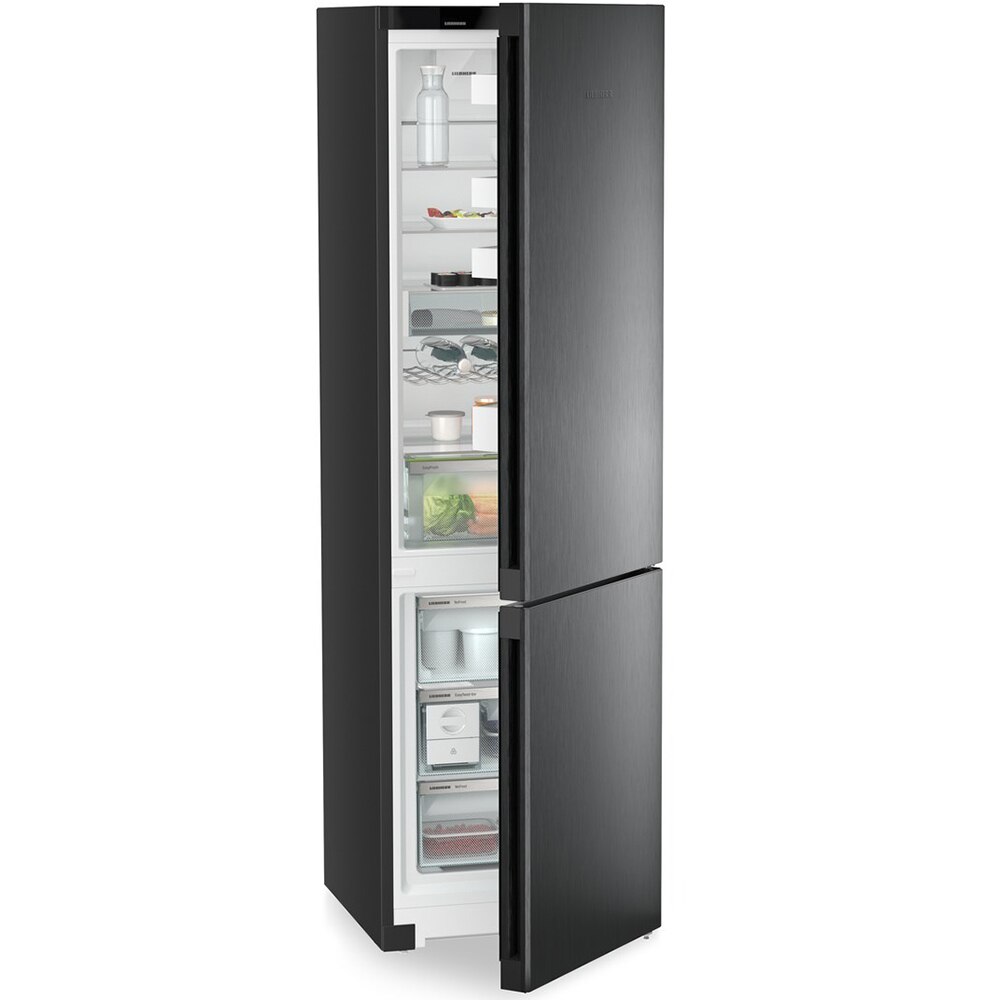 Combina frigorifica LIEBHERR CNbda 5723 Plus, Duo Cooling, 371 l, H 201.5 cm, Clasa A, negru