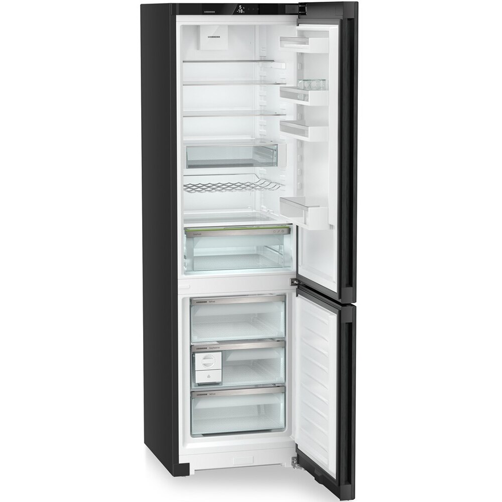 Combina frigorifica LIEBHERR CNbda 5723 Plus, Duo Cooling, 371 l, H 201.5 cm, Clasa A, negru