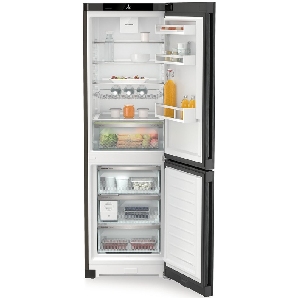 Combina frigorifica LIEBHERR CNbdb 5223 Plus, Duo Cooling, 330 l, H 185.5 cm, Clasa B, negru