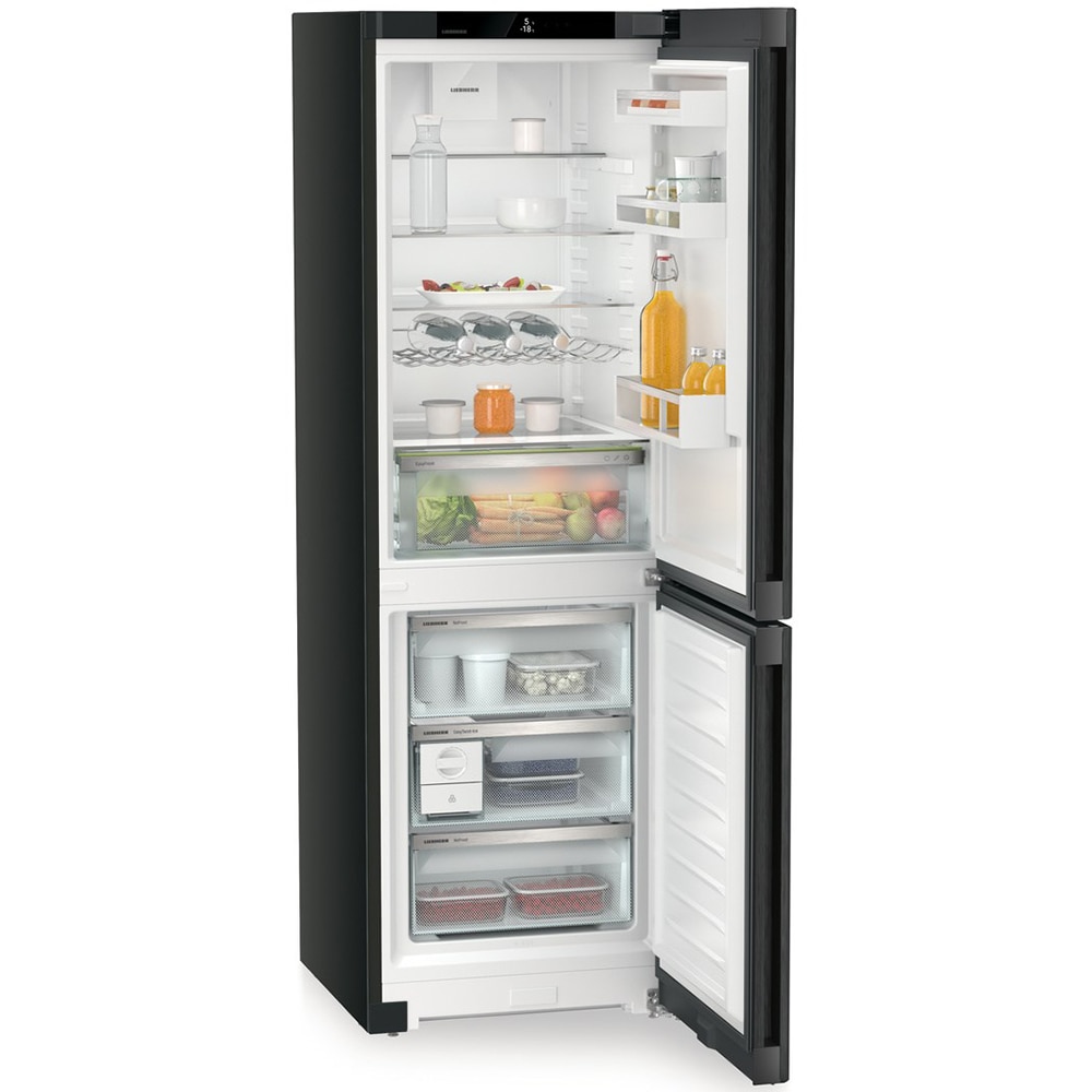 Combina frigorifica LIEBHERR CNbdb 5223 Plus, Duo Cooling, 330 l, H 185.5 cm, Clasa B, negru