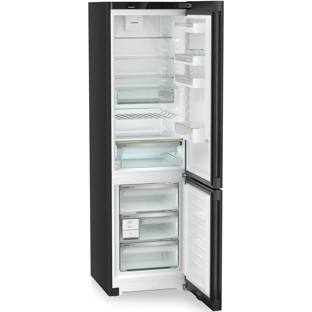 Combina frigorifica LIEBHERR CNbdc 573i Plus, Duo Cooling, 371 l, H 201.5 cm, Clasa C, negru