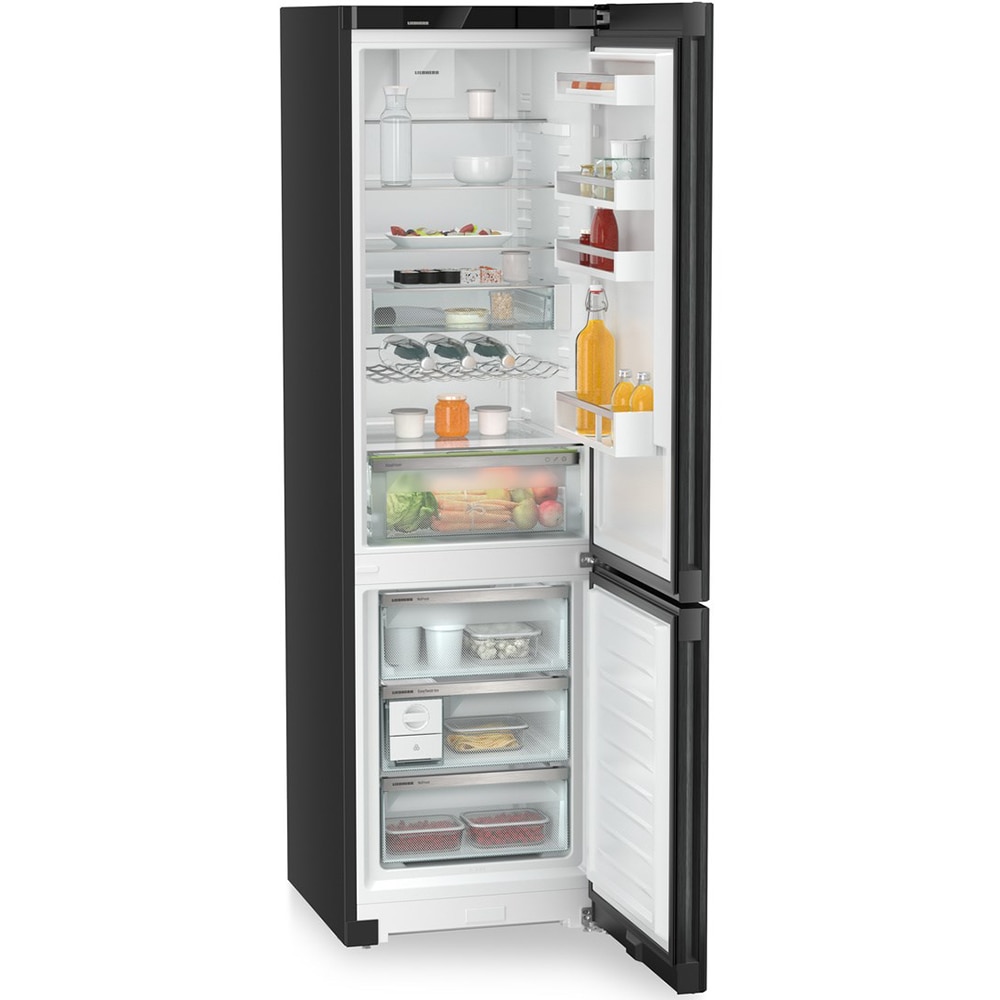 Combina frigorifica LIEBHERR CNbdc 573i Plus, Duo Cooling, 371 l, H 201.5 cm, Clasa C, negru