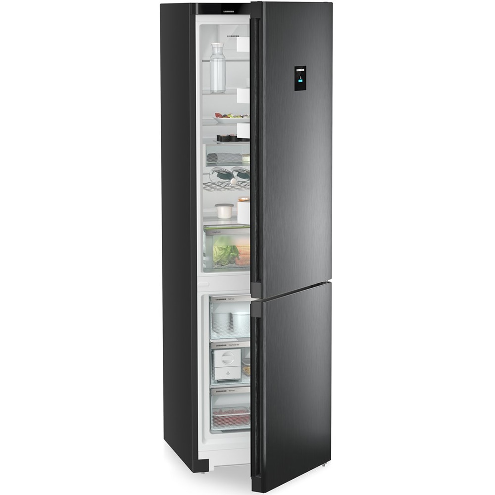 Combina frigorifica LIEBHERR CNbdc 573i Plus, Duo Cooling, 371 l, H 201.5 cm, Clasa C, negru
