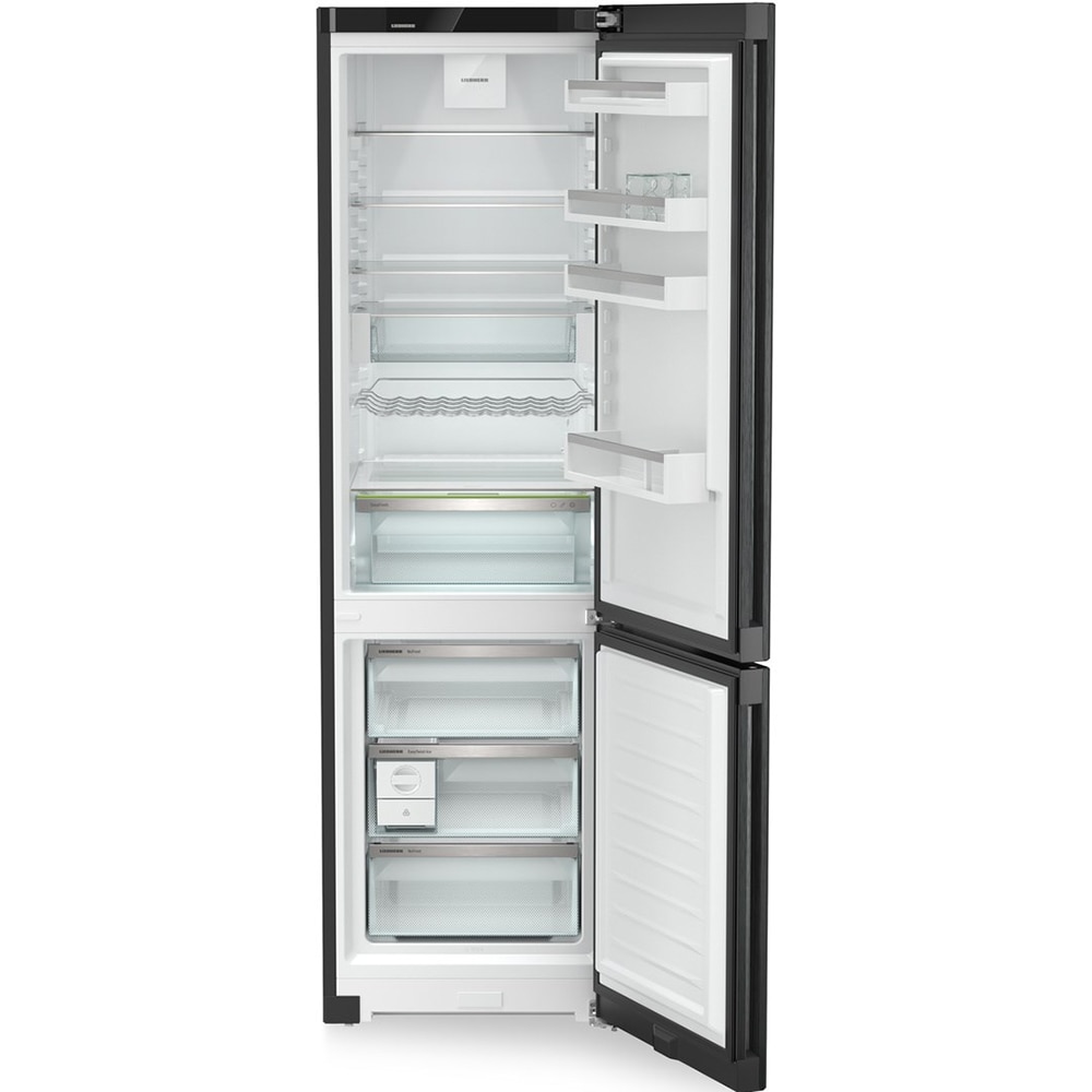 Combina frigorifica LIEBHERR CNbdc 573i Plus, Duo Cooling, 371 l, H 201.5 cm, Clasa C, negru