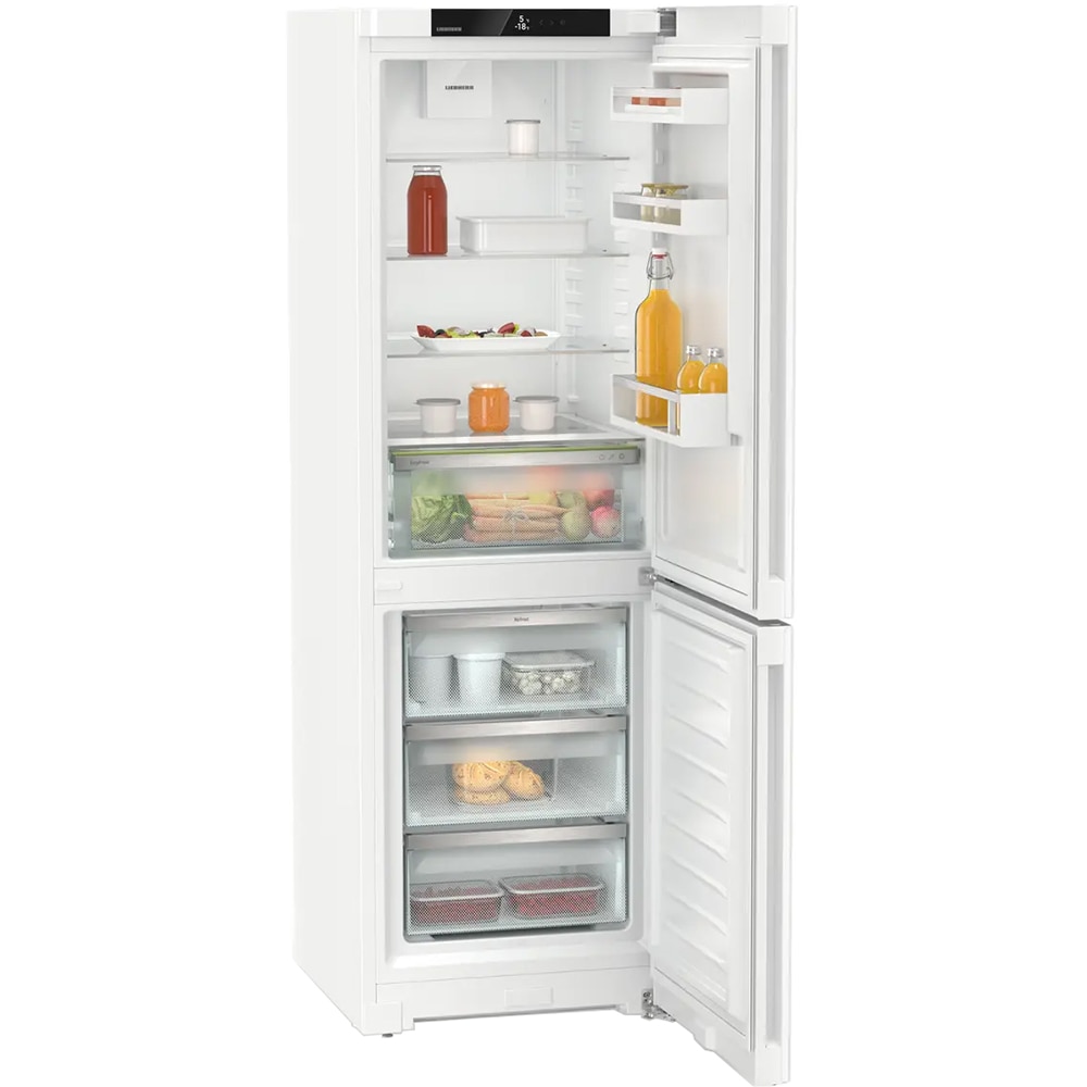 Combina frigorifica LIEBHERR CNc 5203 Pure, Duo Cooling, 330 l, H 185.5 cm, Clasa C, alb