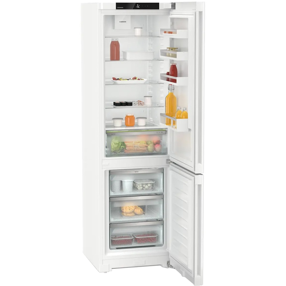 Combina frigorifica LIEBHERR CNc 5703 Pure, Duo Cooling, 371 l, H 201.5 cm, Clasa C, alb