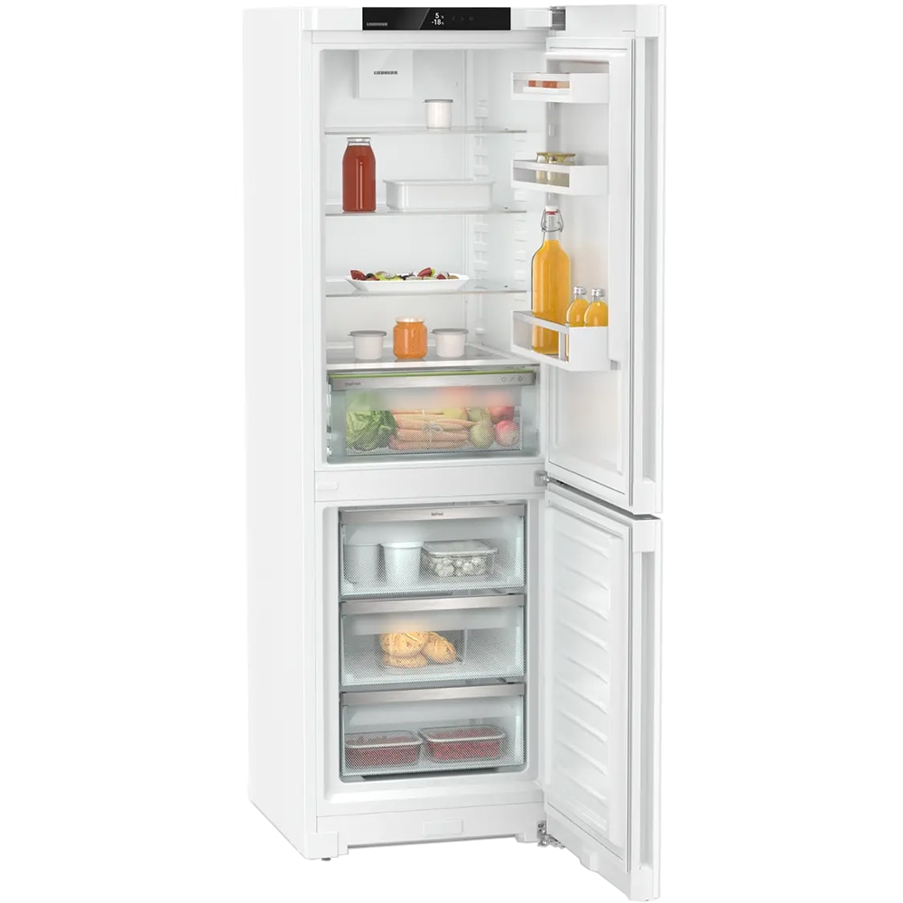 Combina frigorifica LIEBHERR CNd 5203 Pure, Duo Cooling, 330 l, H 185.5 cm, Clasa D, alb
