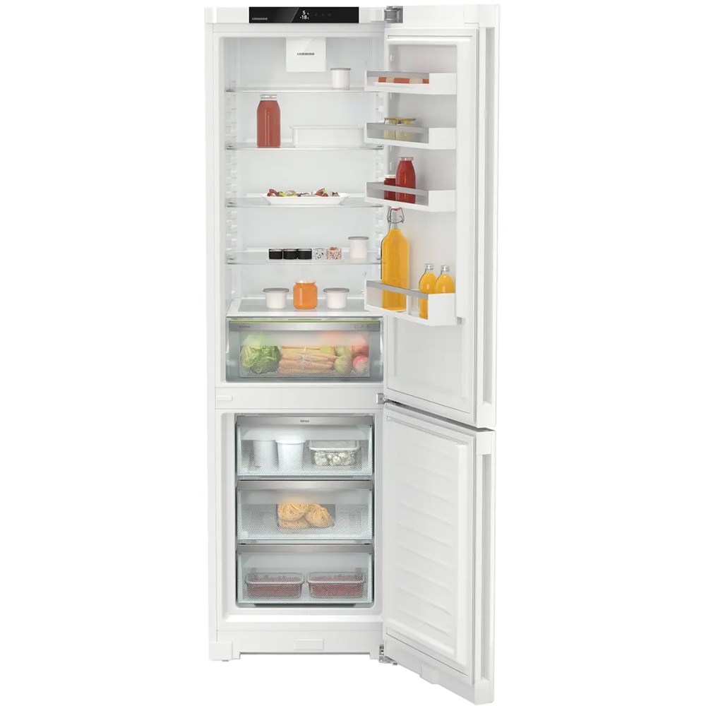 Combina frigorifica LIEBHERR CNd 5703 Pure, Duo Cooling, 371 l, H 201.5 cm, Clasa D, alb