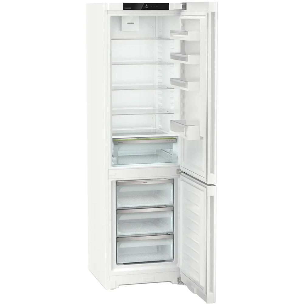 Combina frigorifica LIEBHERR CNd 5703 Pure, Duo Cooling, 371 l, H 201.5 cm, Clasa D, alb