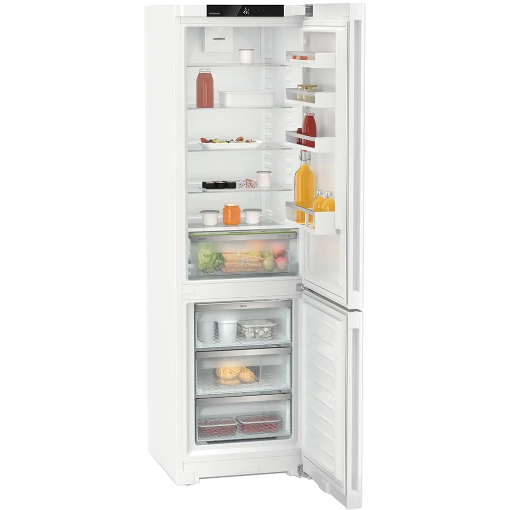 Combina frigorifica LIEBHERR CNd 5703 Pure, Duo Cooling, 371 l, H 201.5 cm, Clasa D, alb