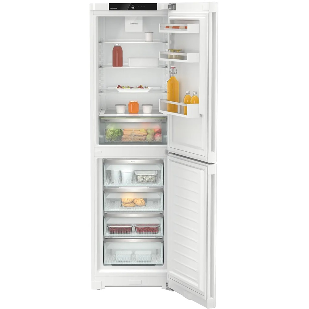 Combina frigorifica LIEBHERR CNd 5704 Pure, Duo Cooling, 359 l, H 201.5 cm, Clasa D, alb