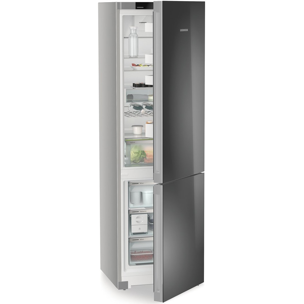 Combina frigorifica LIEBHERR CNgbc 5723 Plus, Duo Cooling, 371 l, H 201.5 cm, Clasa C, negru