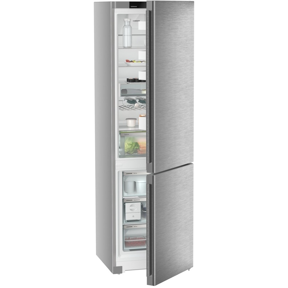 Combina frigorifica LIEBHERR CNsdb 5723 Plus, Duo Cooling, 371 l, H 201.5 cm, Clasa B, argintiu