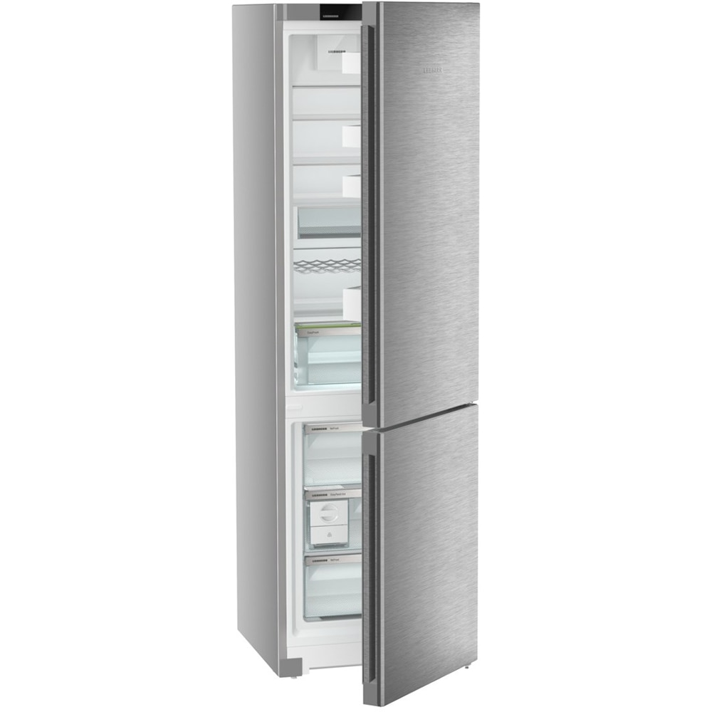 Combina frigorifica LIEBHERR CNsdb 5723 Plus, Duo Cooling, 371 l, H 201.5 cm, Clasa B, argintiu