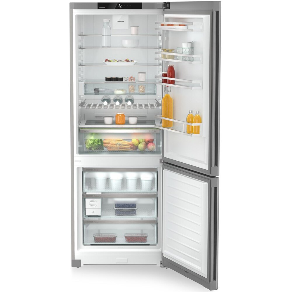 Combina frigorifica LIEBHERR CNsfd 7723 Plus, Duo Cooling, 486 l, H 201.5 cm, Clasa D, argintiu